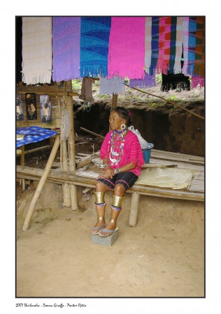 Thailandia Donna giraffa